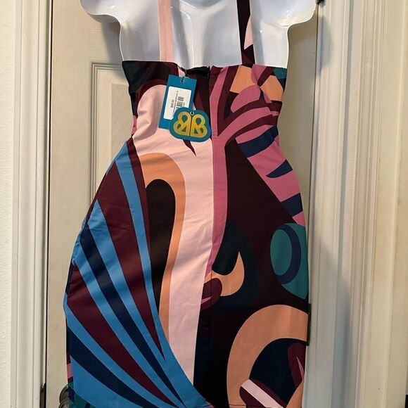 Bahari Bahamas Chesapeake bodycon dress with seashell accents M- NWT- stretch - - Picture 8 of 13